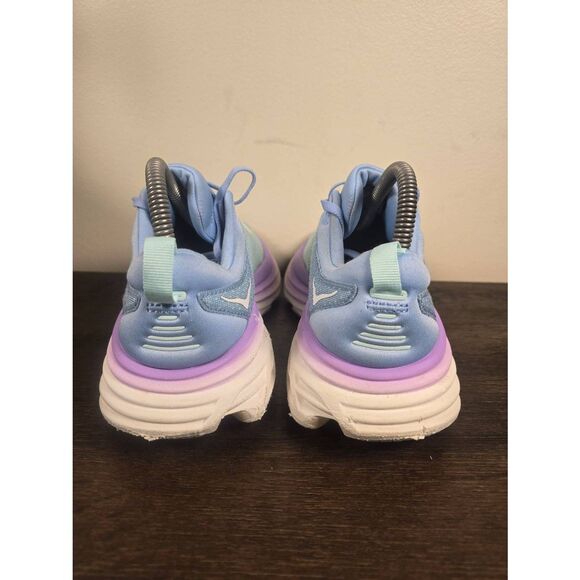 Hoka Bondi 8 Airy Blue Sunlit Ocean Women's Running Shoes Size 7 MSRP $185 - Picture 5 of 8